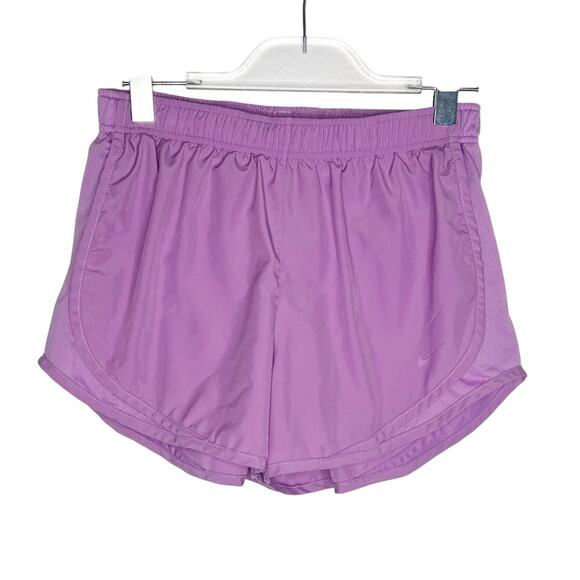 NIKE Dri-FIT Tempo Running Shorts Elastic Waist Lightweight Violet Womens Size M - Picture 8 of 9